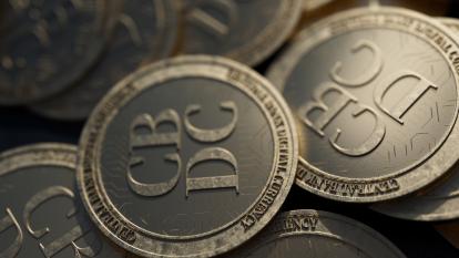 Physical central bank digital currency coins