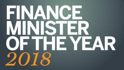 Finance minister of the year 2018 logo teaser