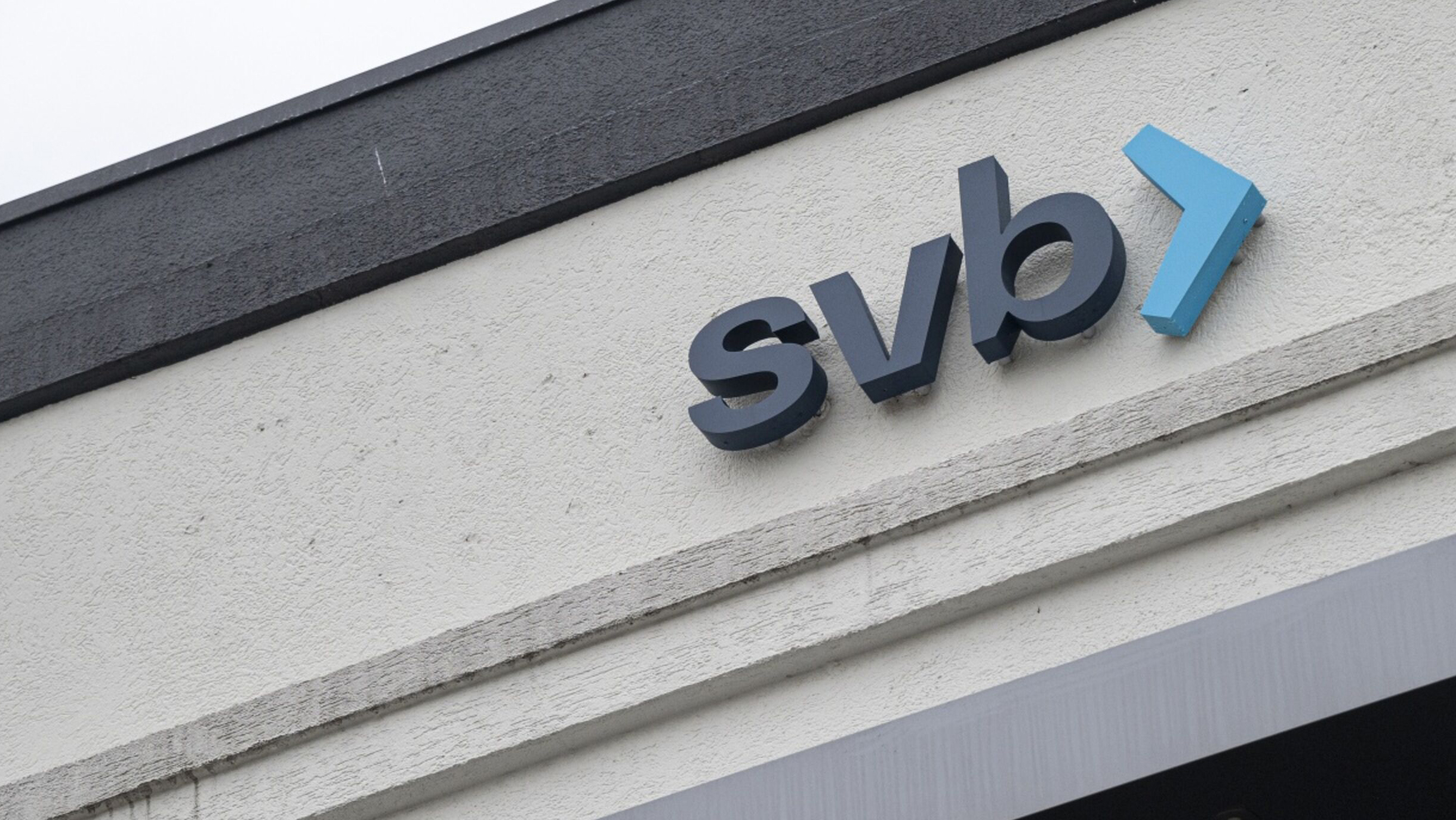 SVB logo on building facade.