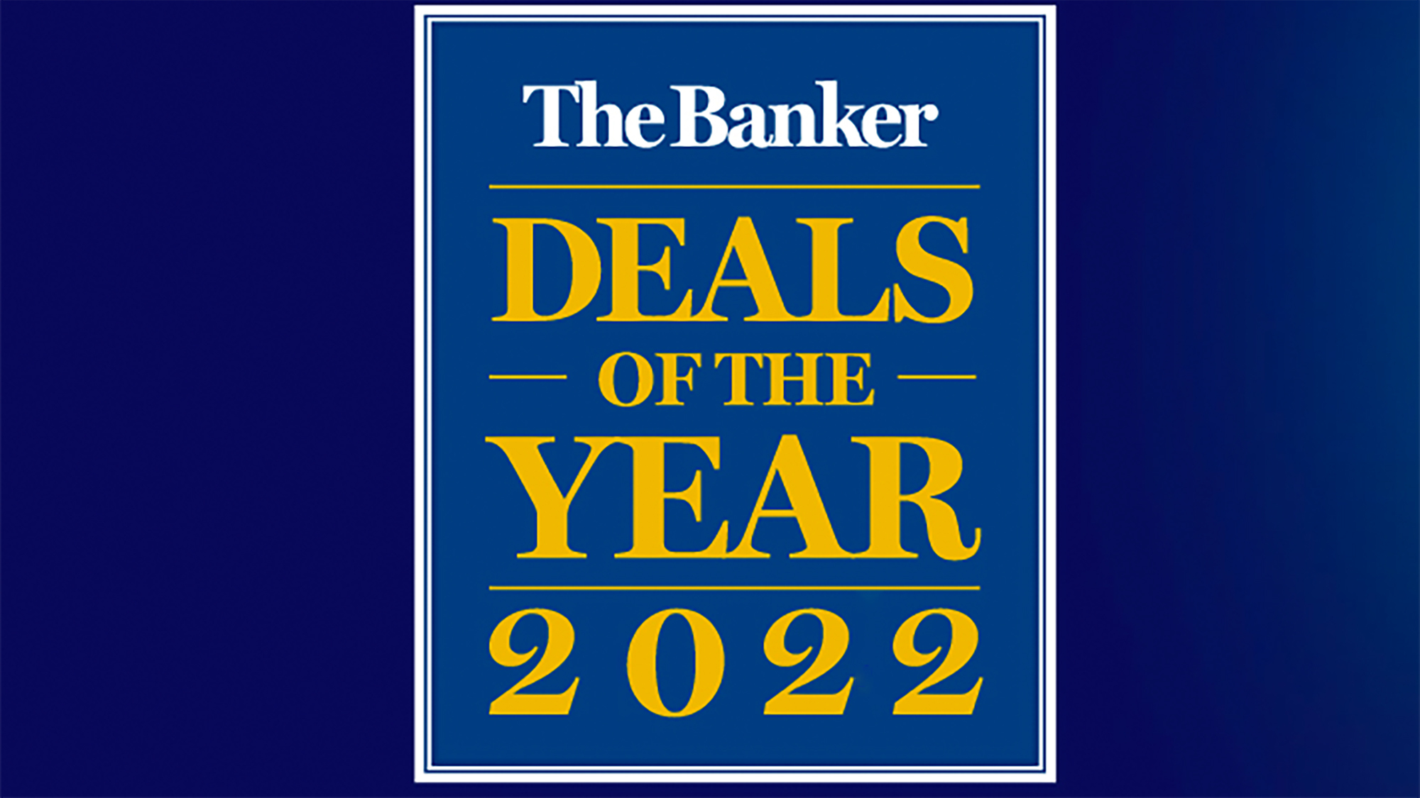Deals of the year logo 2022
