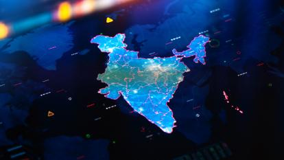 Digital India map