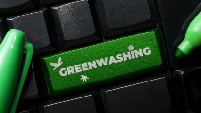 greenwashing button