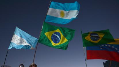 Latin American flags