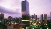 The banking district of Panama City