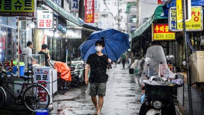 Seoul downpour