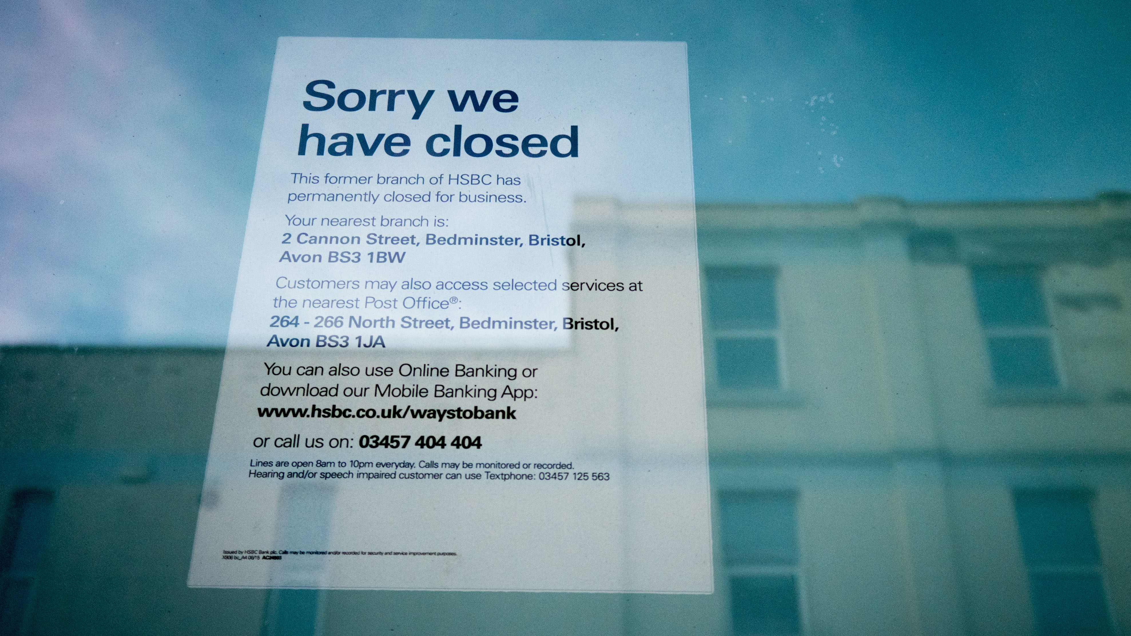 UK branch closures